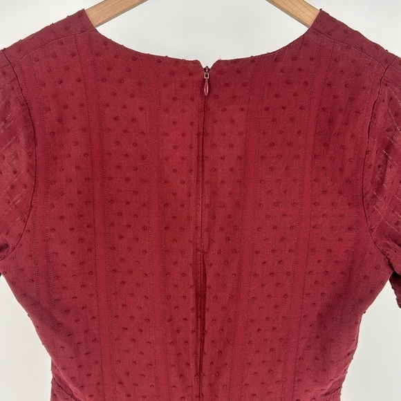 Madewell Burgundy Mini Dress - Picture 10 of 12